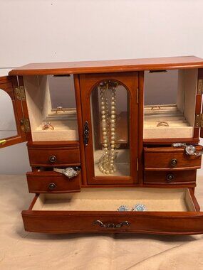 VTG 90s Kmart Jewelry Armoire